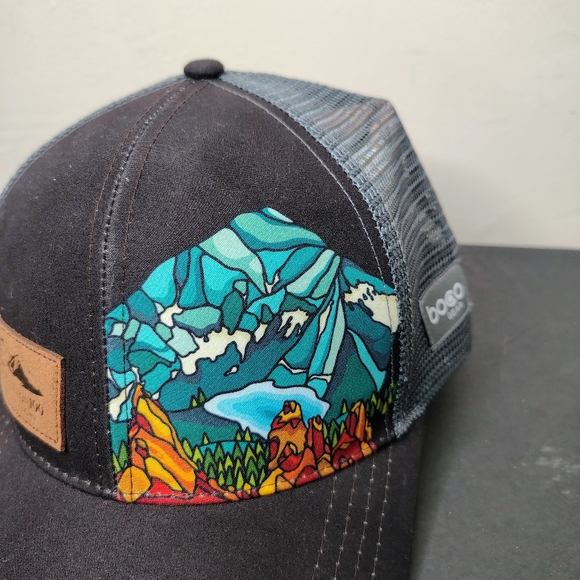 Yellowstone Club Hat Cap Snap Back Mesh Trucker Crazy Mountain Ranch Montana - Picture 3 of 12